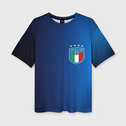 Футболка оверсайз женская Сборная Италии, цвет: 3D-принт
