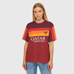 Футболка оверсайз женская Мхитарян футболка Рома, цвет: 3D-принт — фото 2