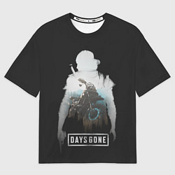 Футболка оверсайз женская Days gone силуэт Дикона, цвет: 3D-принт
