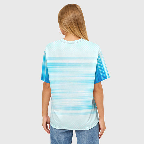 Женская футболка оверсайз Медузы / 3D-принт – фото 4
