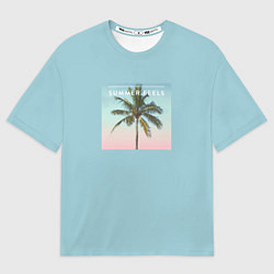 Футболка оверсайз женская Летние ощущения, цвет: 3D-принт