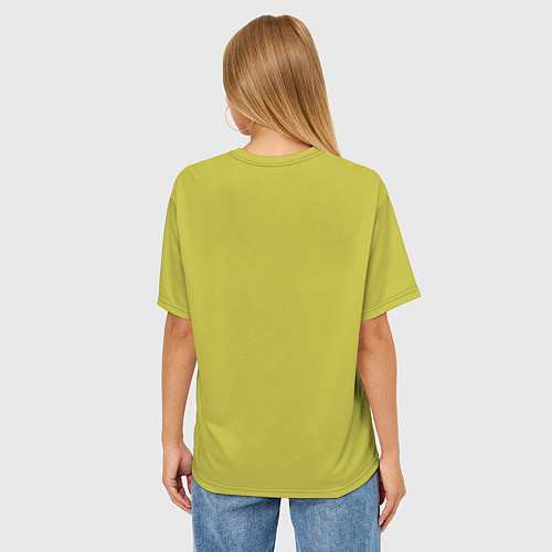Женская футболка оверсайз Сотворение Авокадо 3D / 3D-принт – фото 4
