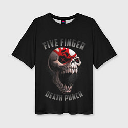 Женская футболка оверсайз Five Finger Death Punch 5FDP