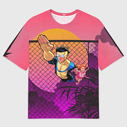 Футболка оверсайз женская Марк Грэйсон Неуязвимый, цвет: 3D-принт