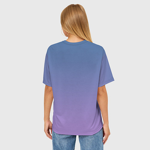 Женская футболка оверсайз Убивая слизней 300 / 3D-принт – фото 4