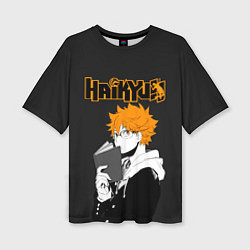 Футболка оверсайз женская Шоё Хината Haikyuu!!, цвет: 3D-принт