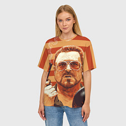 Футболка оверсайз женская Walter Sobchak, цвет: 3D-принт — фото 2