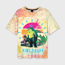 Женская футболка оверсайз King Shark