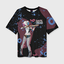 Футболка оверсайз женская Art Harley Quinn SS 2016, цвет: 3D-принт