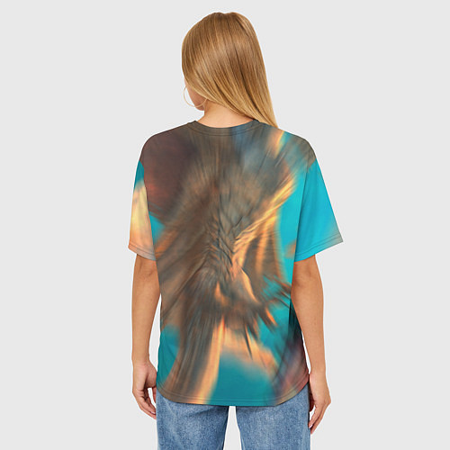 Женская футболка оверсайз Ark Survival АРК СУРВИВАЛ Z / 3D-принт – фото 4