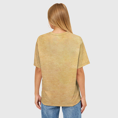Женская футболка оверсайз Пущенная стрела - Пикник / 3D-принт – фото 4