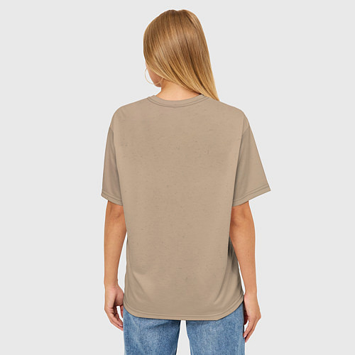 Женская футболка оверсайз Классические мотоцклы / 3D-принт – фото 4
