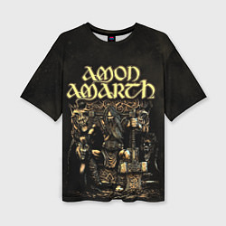 Футболка оверсайз женская Amon Amarth, цвет: 3D-принт