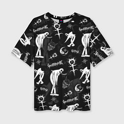 Футболка оверсайз женская Ghostemane, цвет: 3D-принт