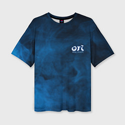 Женская футболка оверсайз Ori Logo Ori and the Will of the Wisps Z