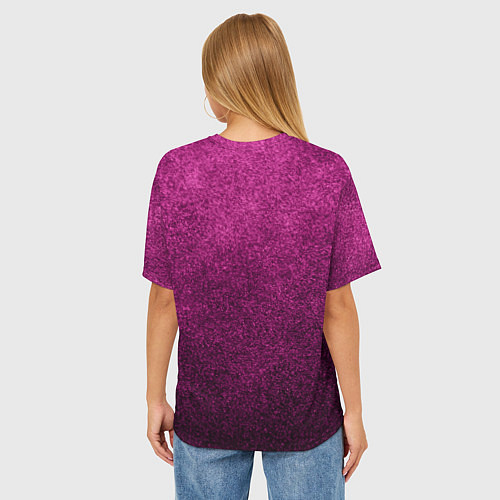 Женская футболка оверсайз BTS БТС K-Heart Z / 3D-принт – фото 4