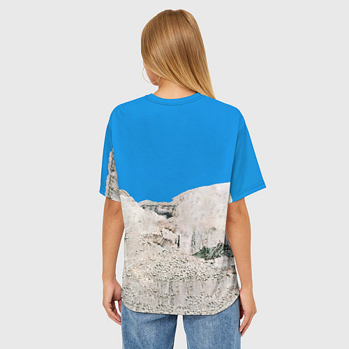 Женская футболка оверсайз Deep Purple in Rock / 3D-принт – фото 4