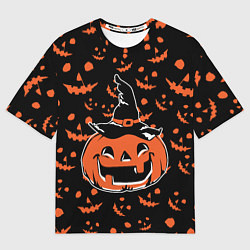 Футболка оверсайз женская ТЫКВА, цвет: 3D-принт
