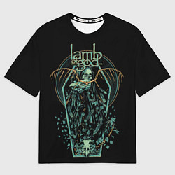 Футболка оверсайз женская Lamb of God, Sacrament, цвет: 3D-принт