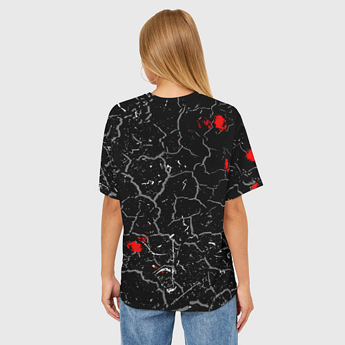 Женская футболка оверсайз Slipknot Rock Слипкнот Музыка Рок Гранж / 3D-принт – фото 4