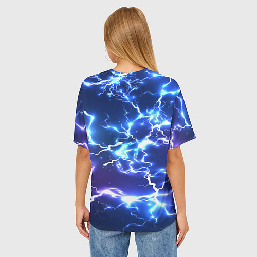 Женская футболка оверсайз Toca Life / 3D-принт – фото 4