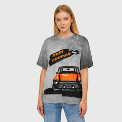 Футболка оверсайз женская Maшина Mini, цвет: 3D-принт — фото 2