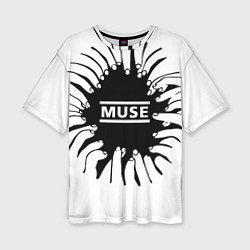 Футболка оверсайз женская MUSE пальцы, цвет: 3D-принт