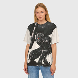Футболка оверсайз женская BERSERK ILLUSTRATION БЕРСЕРК, цвет: 3D-принт — фото 2