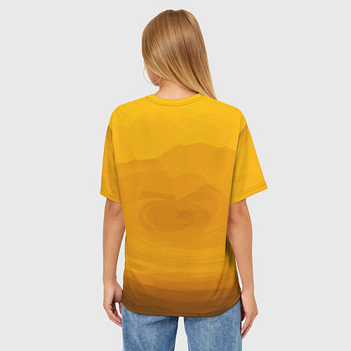 Женская футболка оверсайз Рита Тока Бока / 3D-принт – фото 4