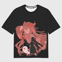 Футболка оверсайз женская Genshin Impact Hu Tao Tao, цвет: 3D-принт
