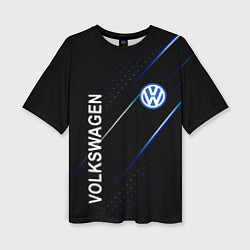 Футболка оверсайз женская Volkswagen, sport style, цвет: 3D-принт