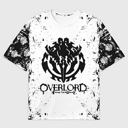 Футболка оверсайз женская OVERLORD паттерн, цвет: 3D-принт