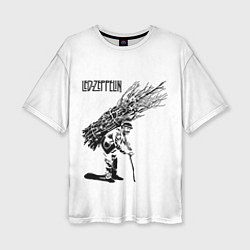 Футболка оверсайз женская Led Zeppelin IV, цвет: 3D-принт