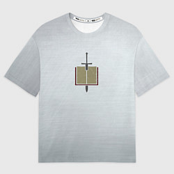 Футболка оверсайз женская Серые Рыцари цвет ордена, цвет: 3D-принт
