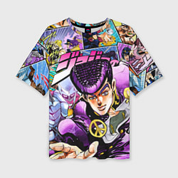 Футболка оверсайз женская JoJos Bizarre Adventure: Josuke, цвет: 3D-принт
