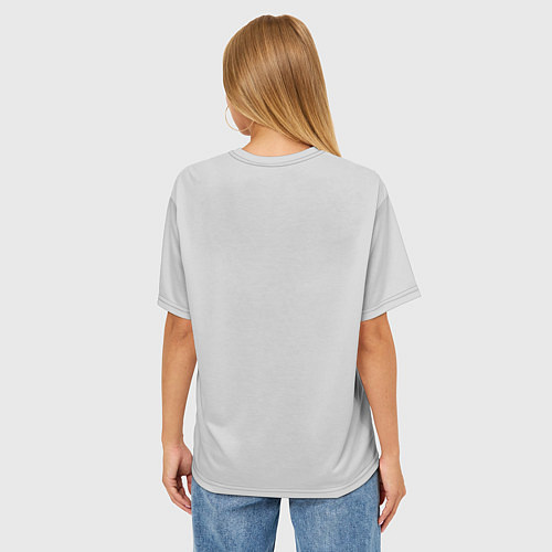 Женская футболка оверсайз АРКЕЙH / 3D-принт – фото 4