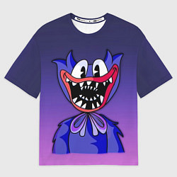 Футболка оверсайз женская POPPY PLAYTIME - УЛЫБКА ХАГГИ ВАГГИ, цвет: 3D-принт