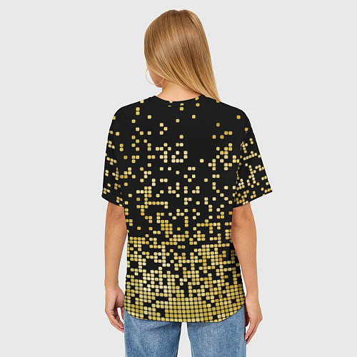 Женская футболка оверсайз Fashion Pattern 2028 / 3D-принт – фото 4