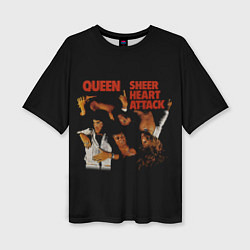 Женская футболка оверсайз Sheer Heart Attack - Queen