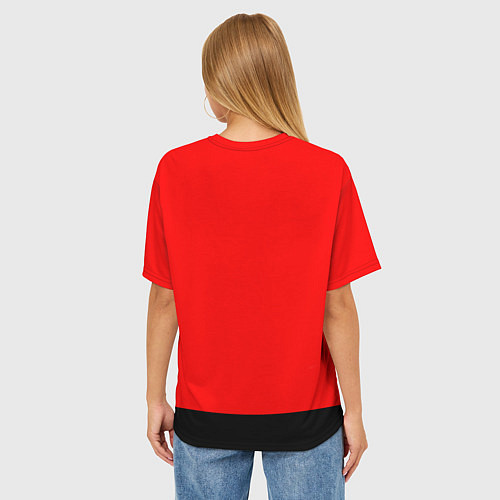 Женская футболка оверсайз Mech TF2 / 3D-принт – фото 4