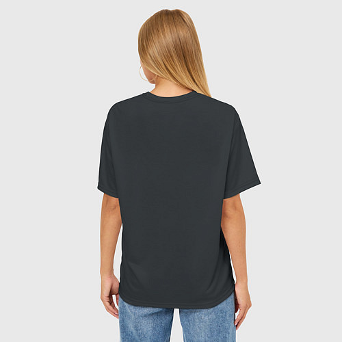 Женская футболка оверсайз SUCROSE САХАРОЗА ГЕНШИН ИМПАКТ / 3D-принт – фото 4