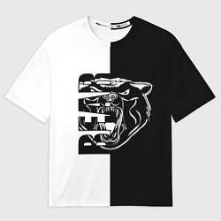 Футболка оверсайз женская BEAR Медведь, цвет: 3D-принт