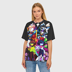 Футболка оверсайз женская DELTARUNE UNDERTALE, цвет: 3D-принт — фото 2