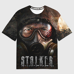 Футболка оверсайз женская Stalker Zonе, цвет: 3D-принт