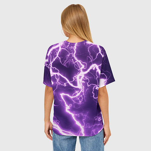 Женская футболка оверсайз Genshin Impact - Яэ и Эи / 3D-принт – фото 4