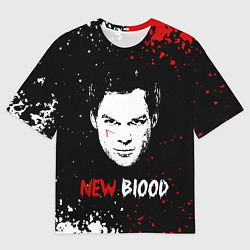 Футболка оверсайз женская Декстер Новая Кровь Dexter New Blood, цвет: 3D-принт