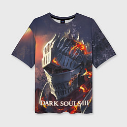 Женская футболка оверсайз DARK SOULS III Рыцарь Солнца Дарк Соулс