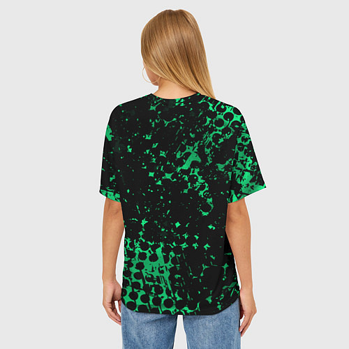 Женская футболка оверсайз Land Rover, Ленд Ровер / 3D-принт – фото 4