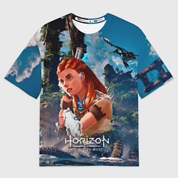 Футболка оверсайз женская Aloy Horizon, цвет: 3D-принт