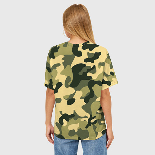 Женская футболка оверсайз Сильные подарки ко Дню Защитника Отечества / 3D-принт – фото 4